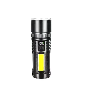 كشاف يدوي LED قابل للشحن USB موديل LH-7037 بإضاءة جانبية 360°