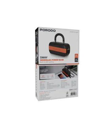 باور بانك Porodo Sway بسعة 60000mAh وشحن سريع 100 واط