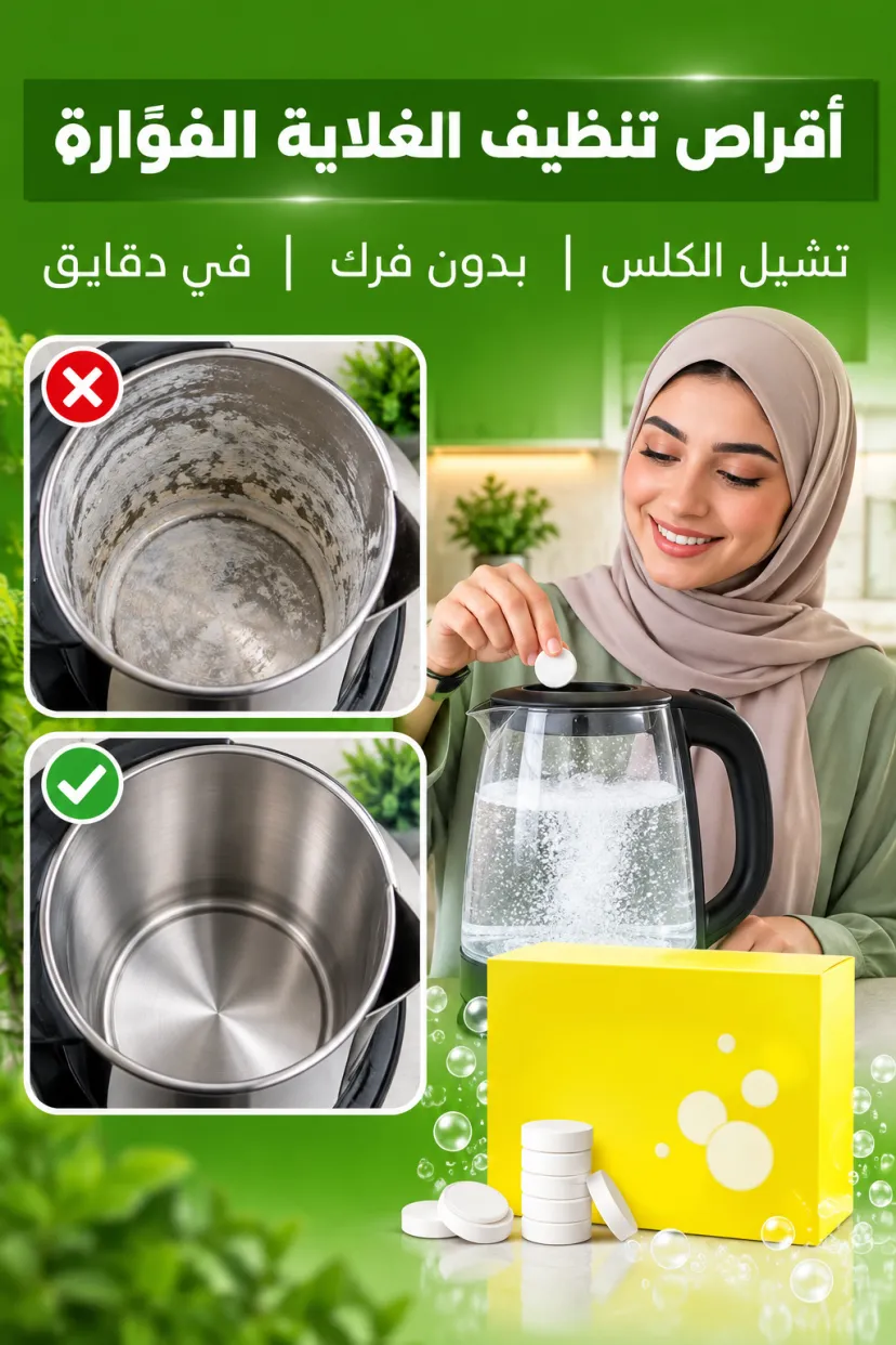 أقراص تنظيف الغلاية الفوّارة
