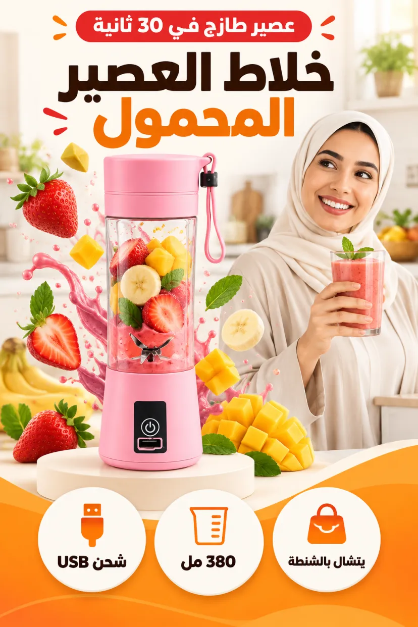 خلاط العصير المحمول