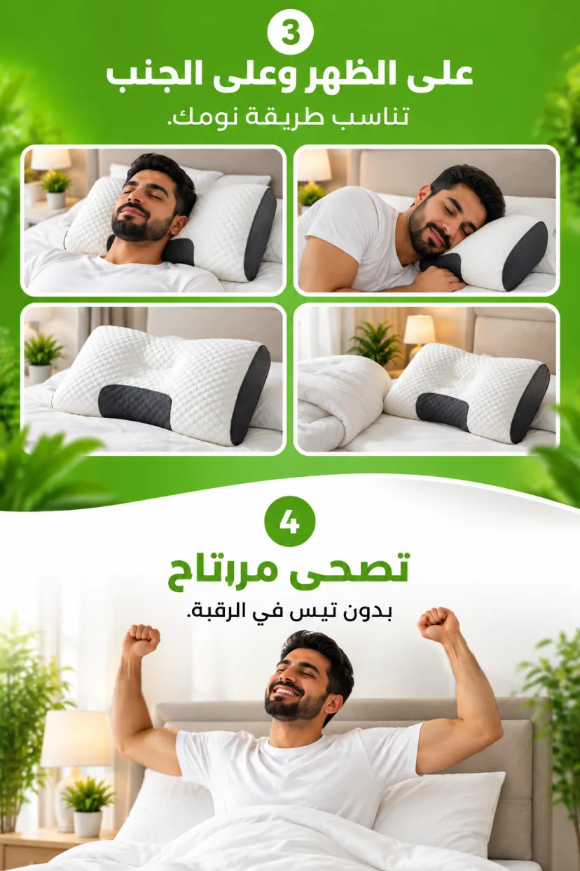 المخدة الطبية للرقبة