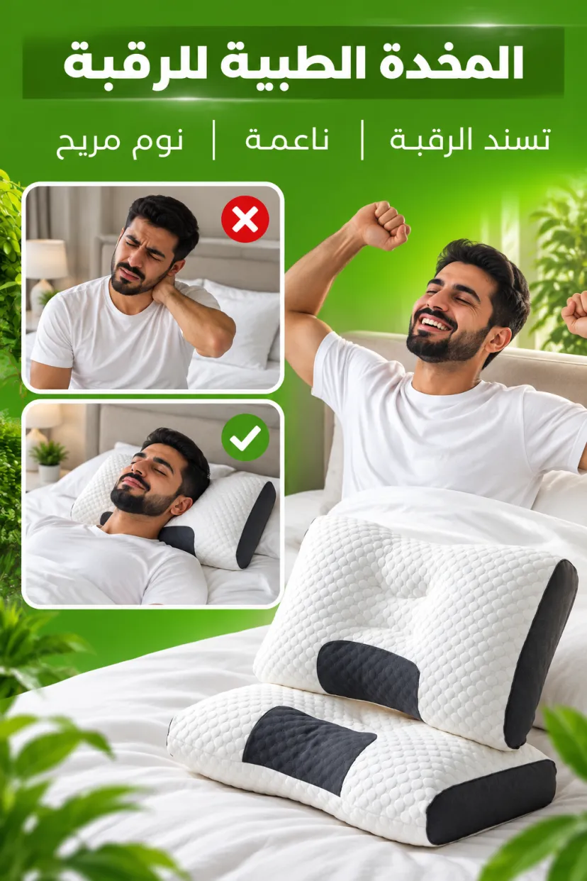 المخدة الطبية للرقبة